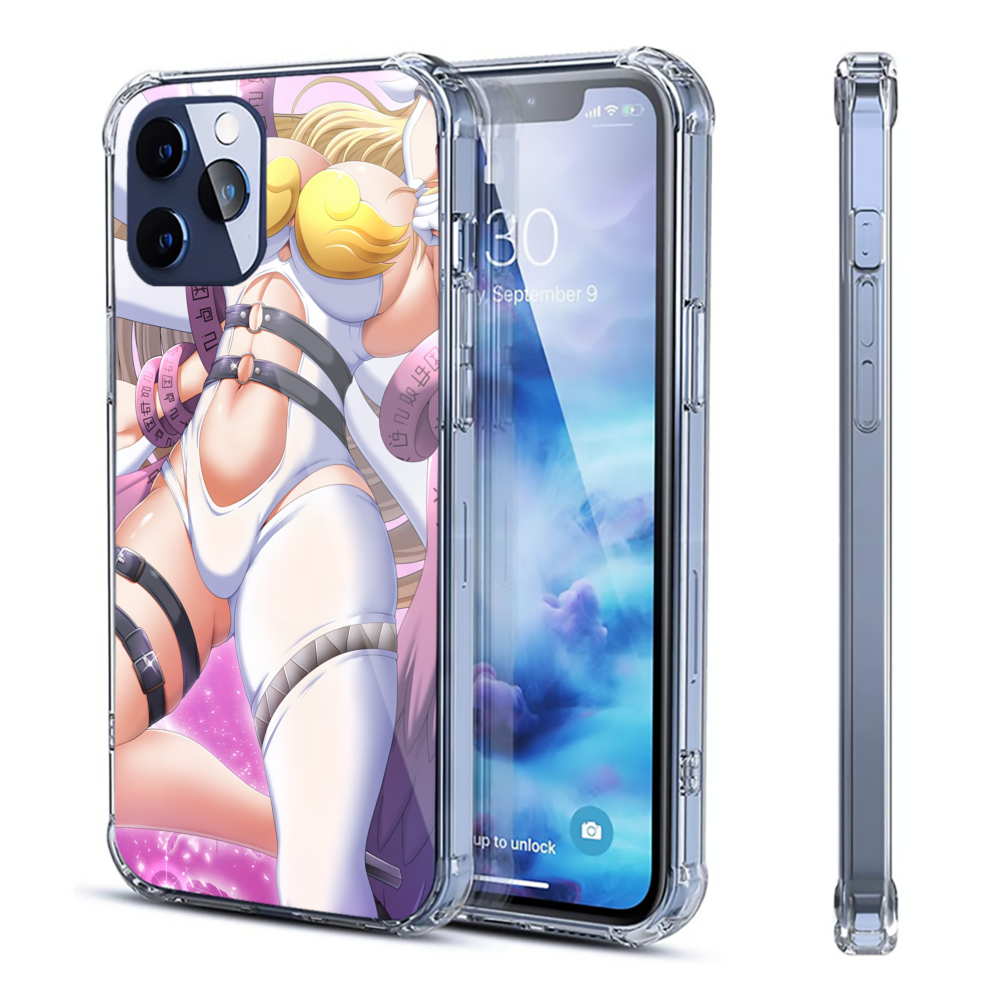 （画像用） Digimon デジタルモンスター/デジモン 【iPhone 12シリーズ対応】透明スマホケース（クリアソフトケース）